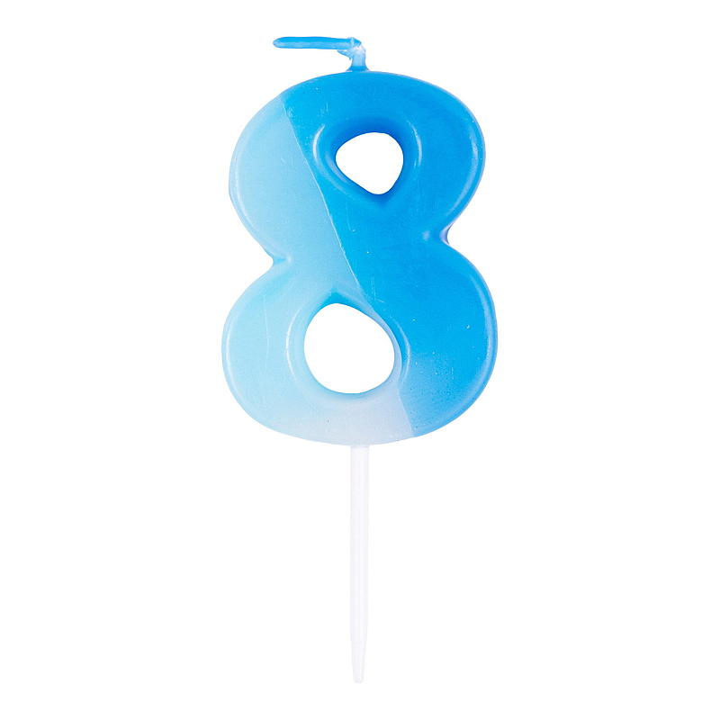 Giform taartkaars nummer 8