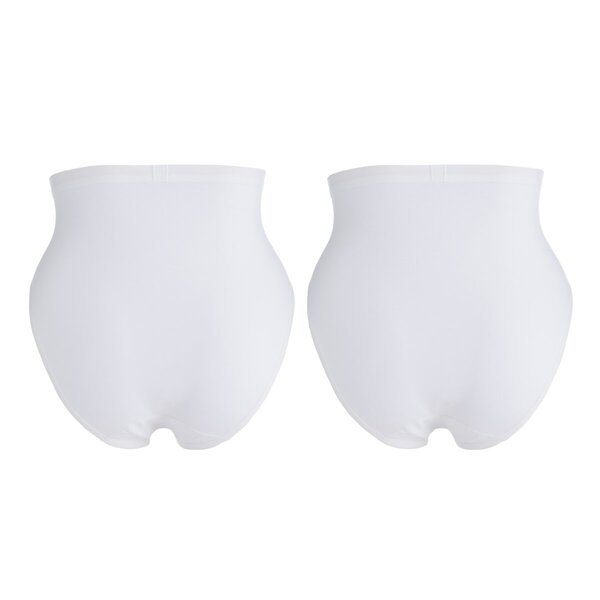 Ženske gaćice Kruidvat Cotton Shape Highleg<br>bijele, veličina L, 2 komada