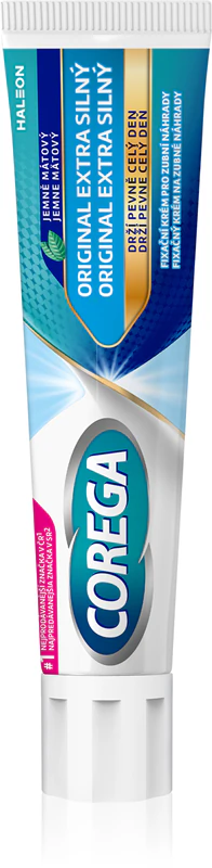 Corega Original Extra Strong krém na fixaci zubních protéz s velmi silnou fixací