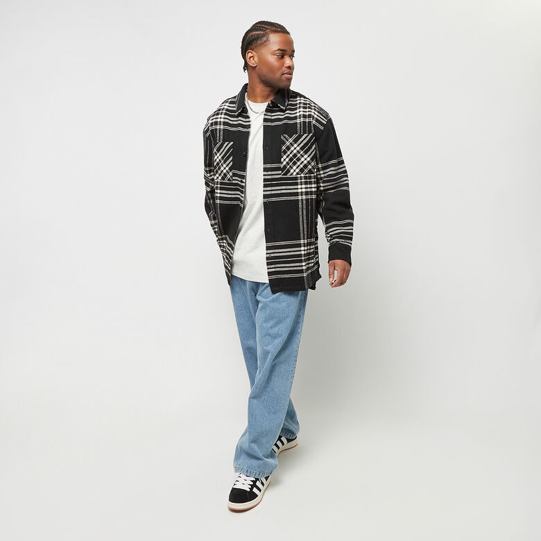 Camicia lunga oversize a quadri Summit