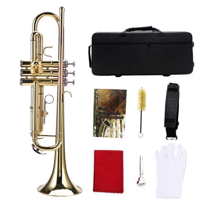 Conjunto de Trompete Profissional VINGVO LADE em Si bemol (Dourado)