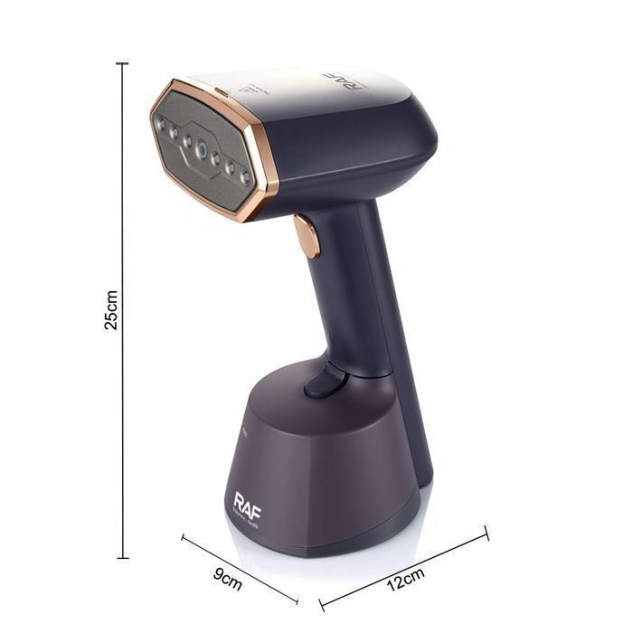 Défroisseur vapeur  RAF- Réservoir 270ml - 1400W - Repassage à 90°et 110° - Chauffage rapide - Violet/noir-couleur aléatoire