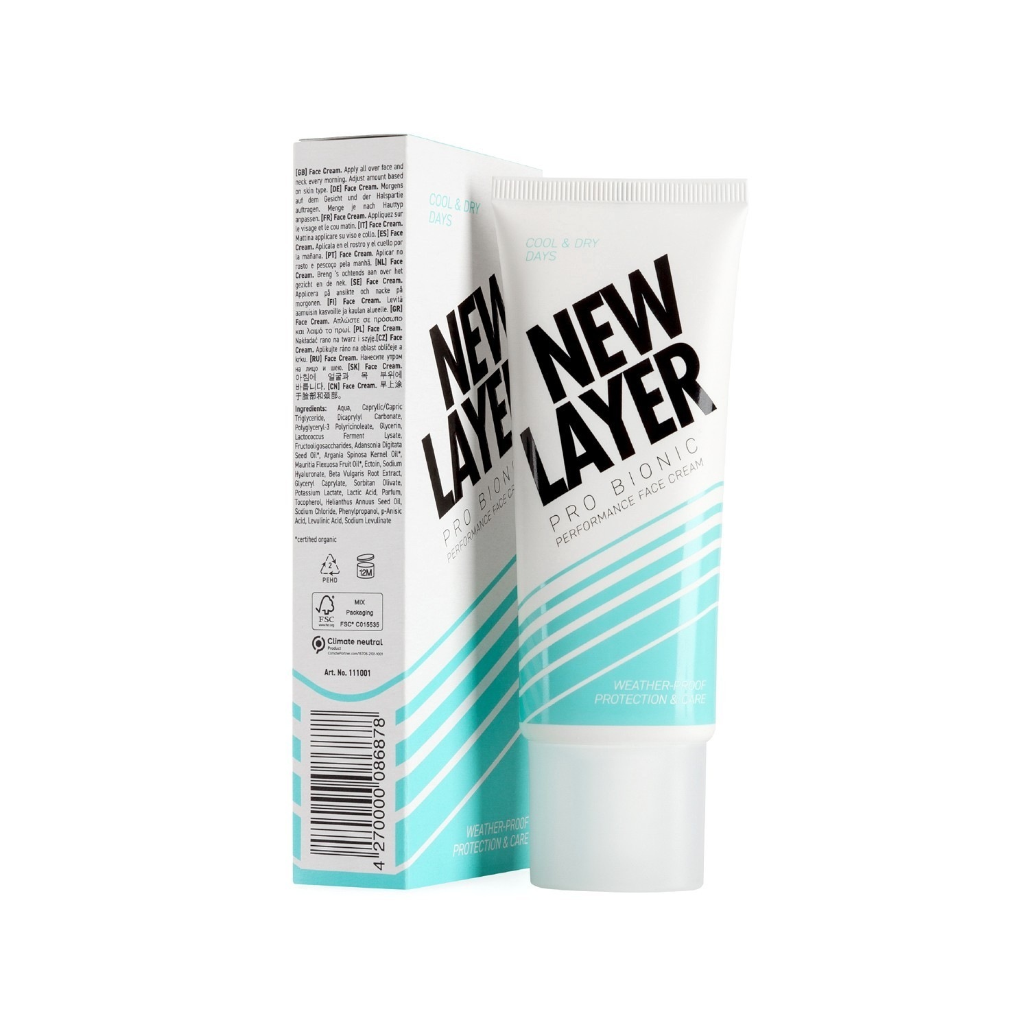 NOVÁ VRSTVA Pleťový krém - 75 ml