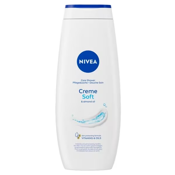NIVEA Crème Soft кремасти гел за туширање<br>500ml - Нормална кожа
