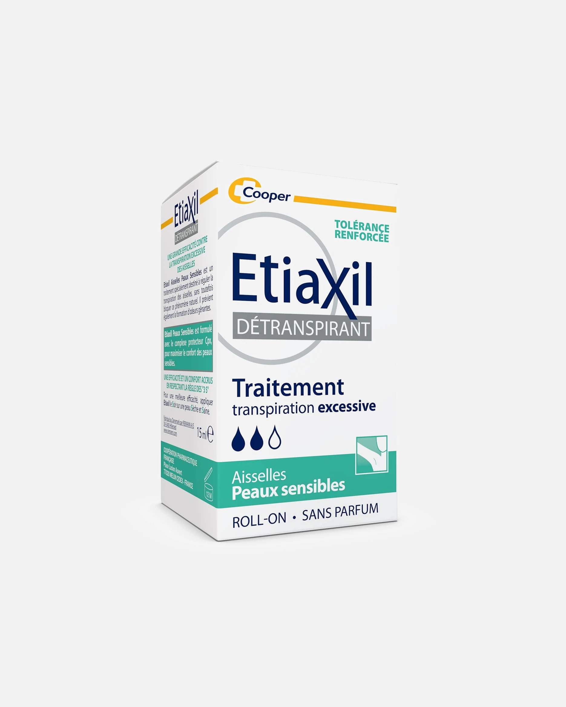 Etiaxil Détranspirant Aisselles SENSITIVE Peaux Sensibles