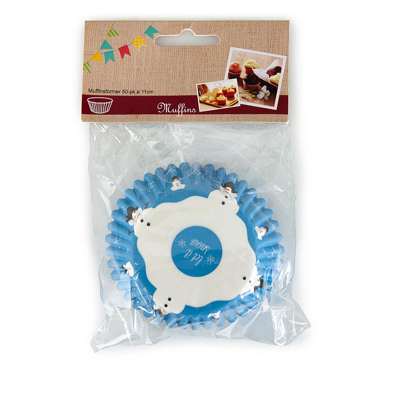 Cuisine muffinform 50-pack med julmotiv