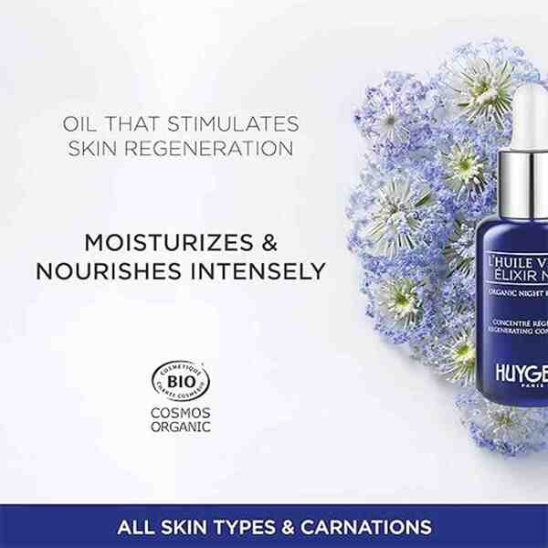 Concentrato rigenerante per olio Huygens Elixir Night Repair