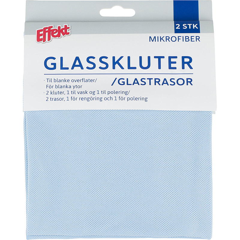 Effekt Glasduk 2-pack Mikrofiber, Effekt
