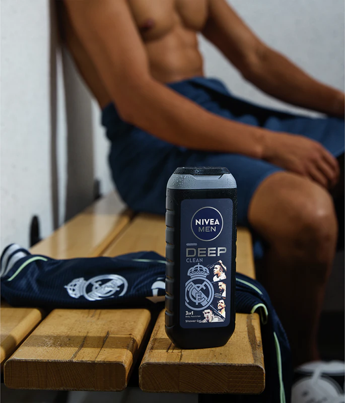 NIVEA MEN Real Madrid Erfrischendes Duschgel 3 in 1