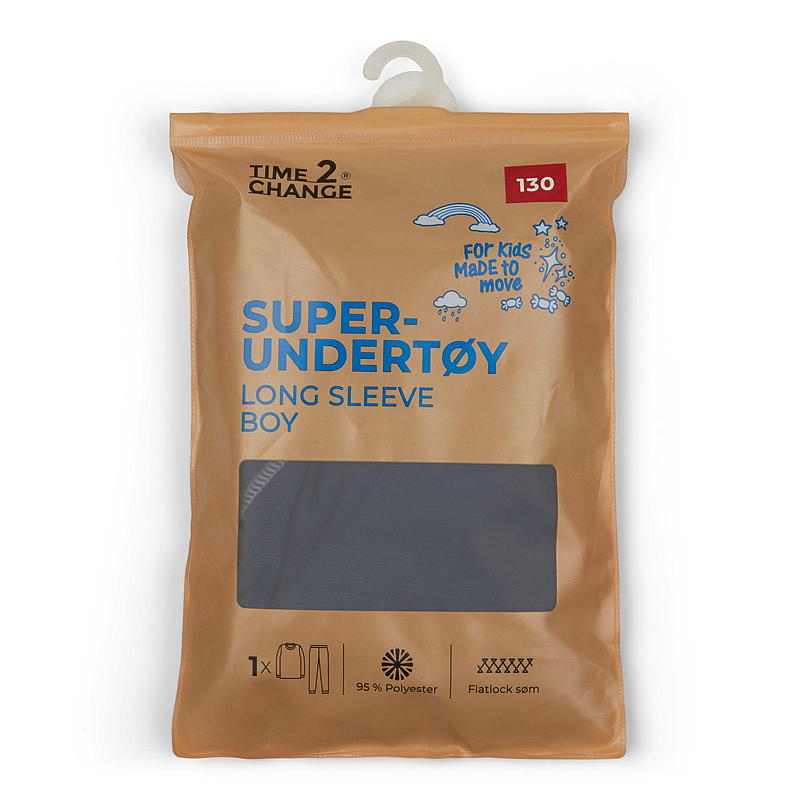 Time 2 Change Super undertøy størrelse 130 blå