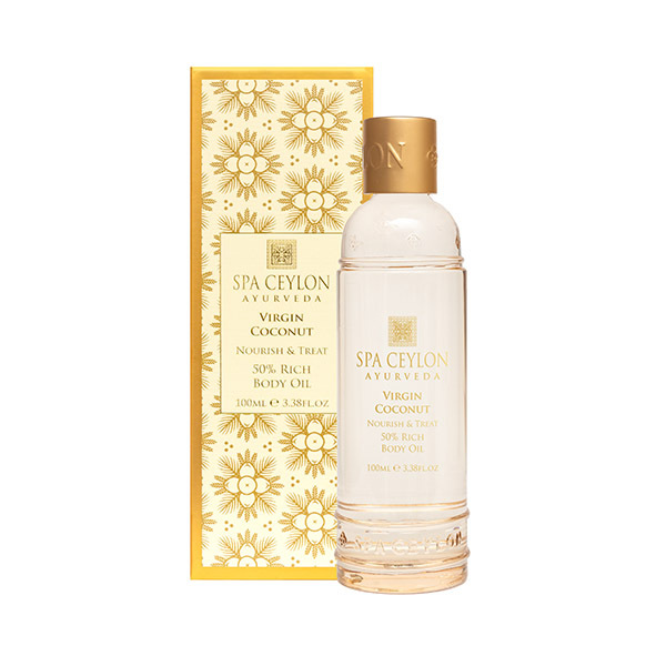 SPA CEYLON Virgin Coconut – maitinamasis ir gydantis kūno aliejus su 50 % riebumo – 100 ml