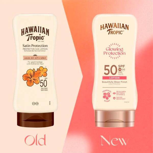 Hawaiian Tropic sijoča zaščitna losjon za obraz SPF50<br>180ml