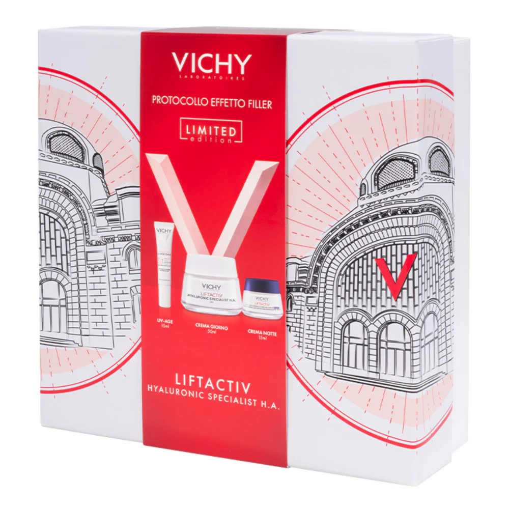 Liftactiv Cofanetto Spa Protocollo Antirughe Liftactiv H.A. Crema PNM + UVAGE + Crema Notte - Cofanetto Antirughe, Crema viso giorno antirughe