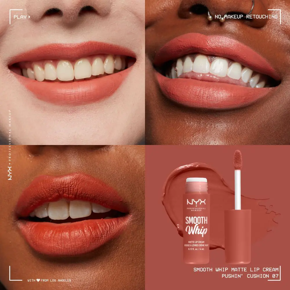 NYX Smooth Whip Matte Lip Cream Pomadka do ust Pushin Cushion