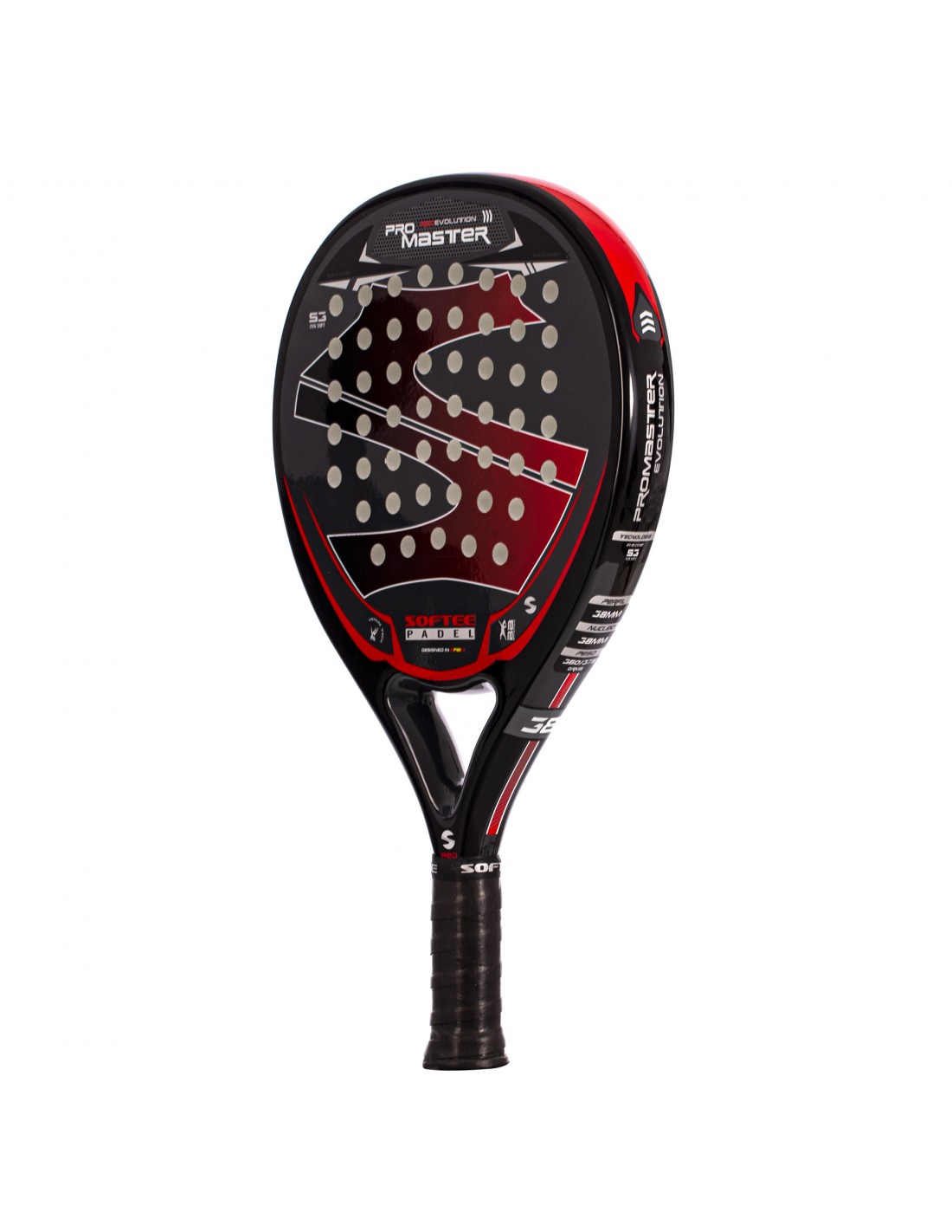  Pala Padel Softee Pro Master Evolution sarkans.