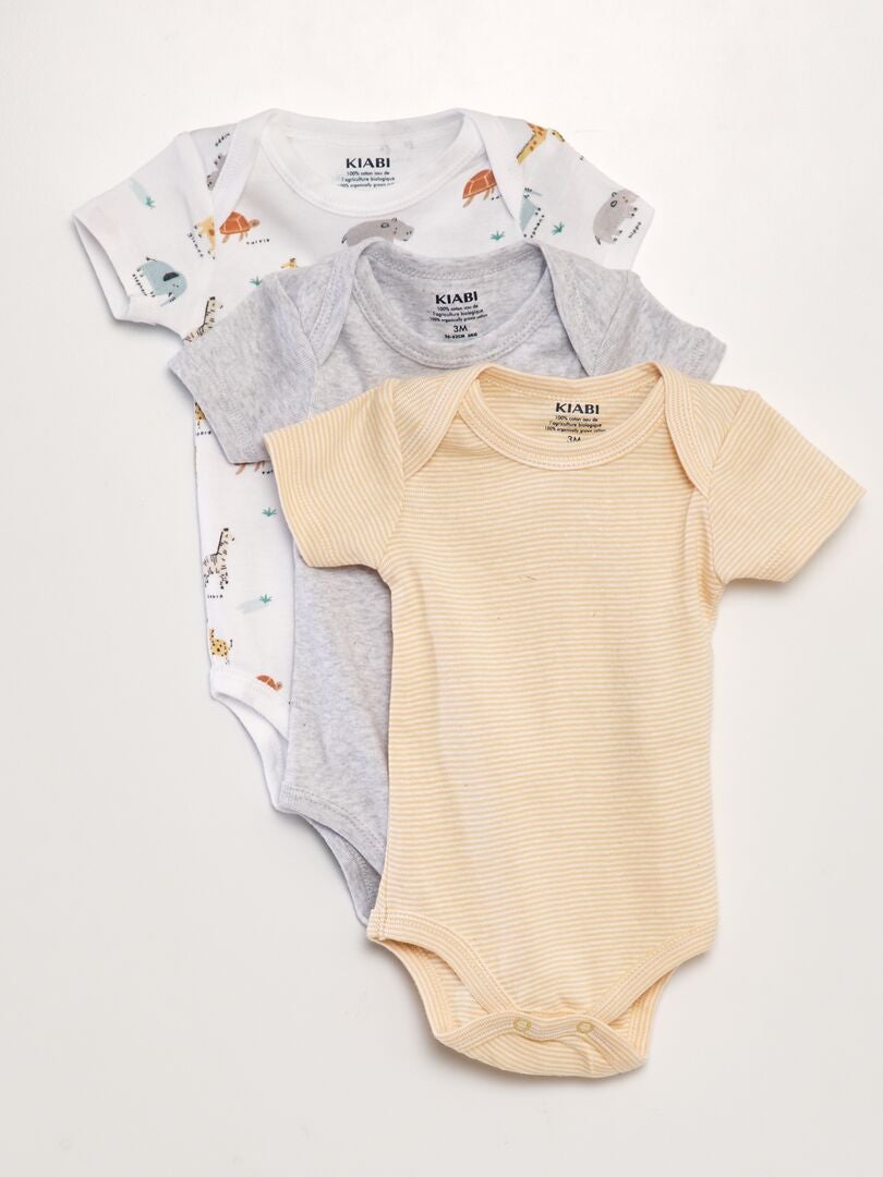Conjunto de 3 bodies - BRANCO