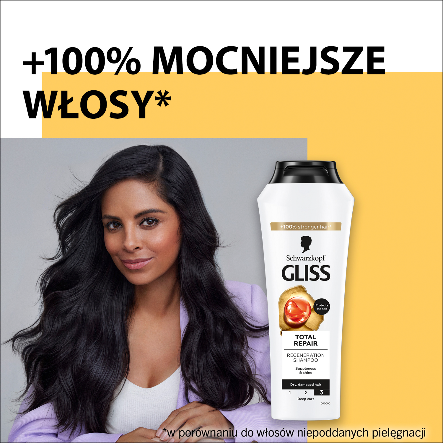 Gliss Kur šampon za popolno obnovo las 400 ml