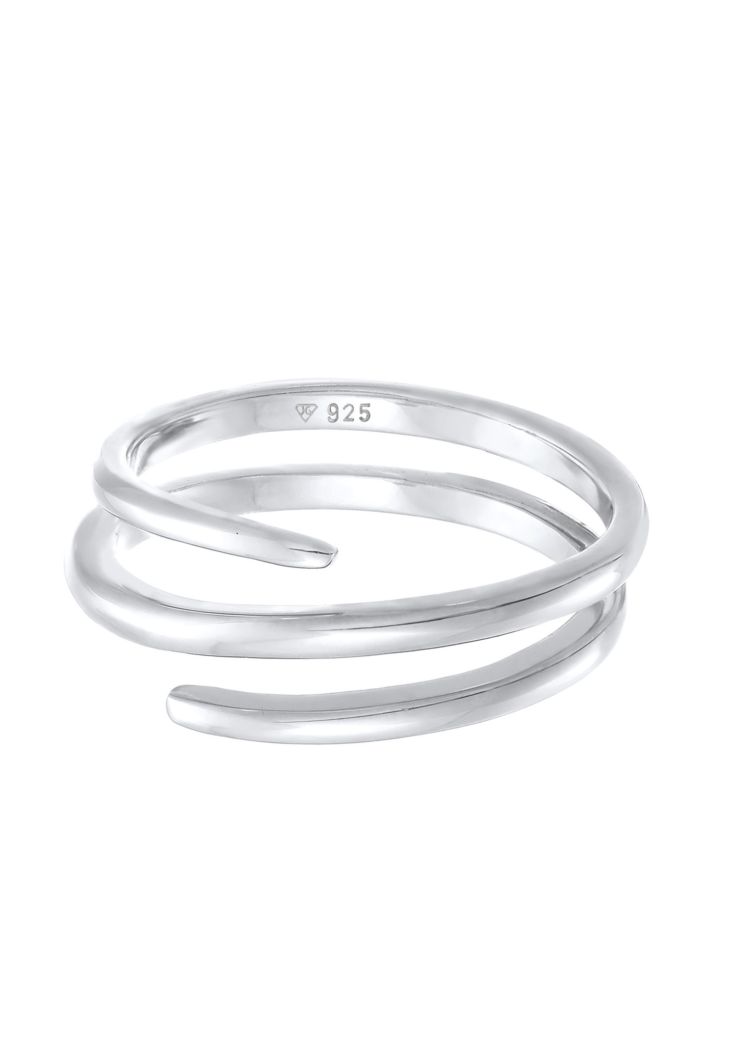 Elli Femmes Déclaration Filigrane Enroulé en Argent Sterling 925