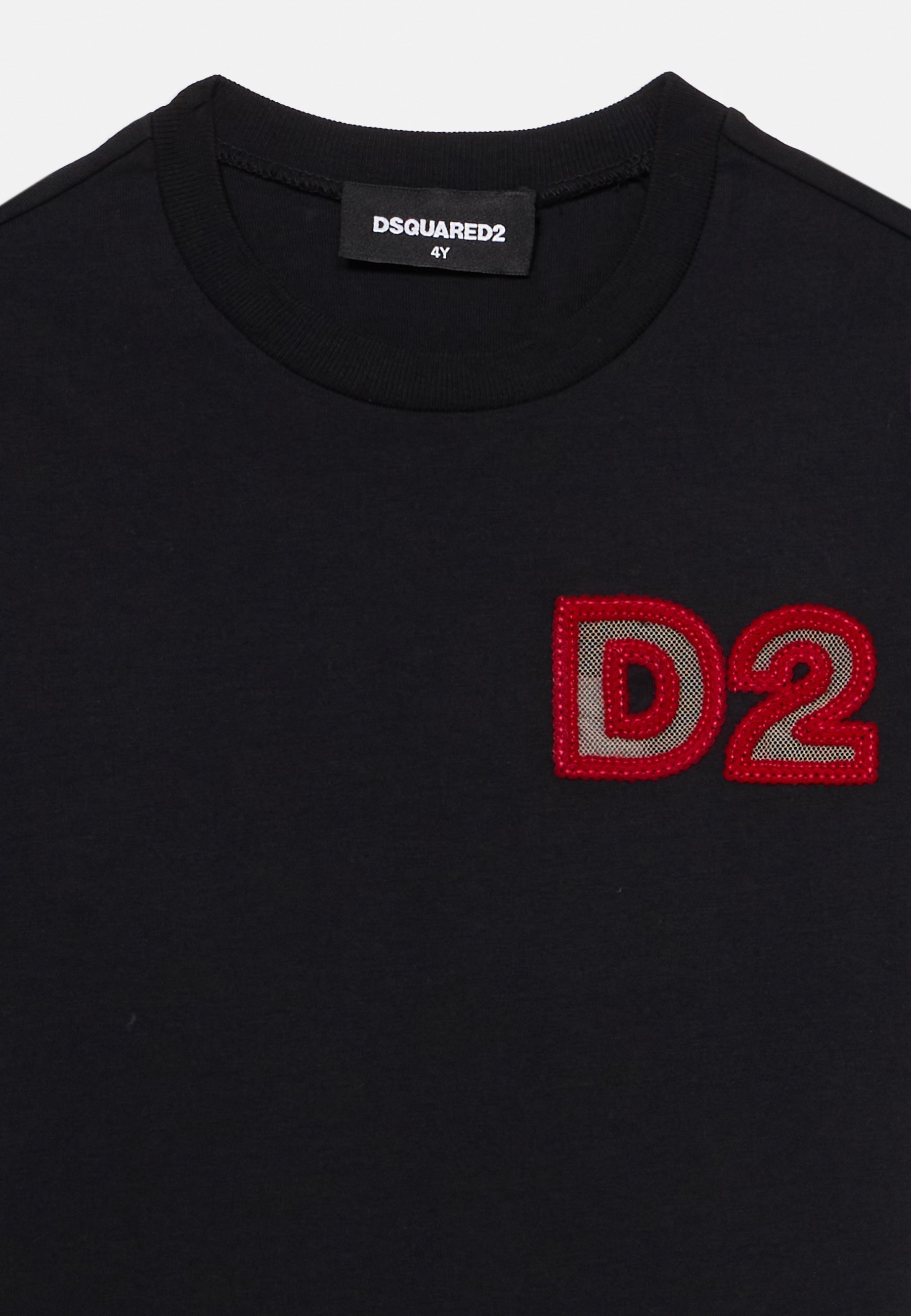 Dsquared2 Print T-shirt - zwart