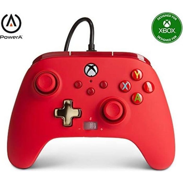 Controle com fio - Vermelho - Xbox Series X e S