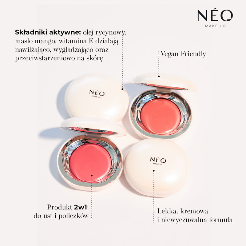 Bálsamo para lábios e bochechas Neo Make Up