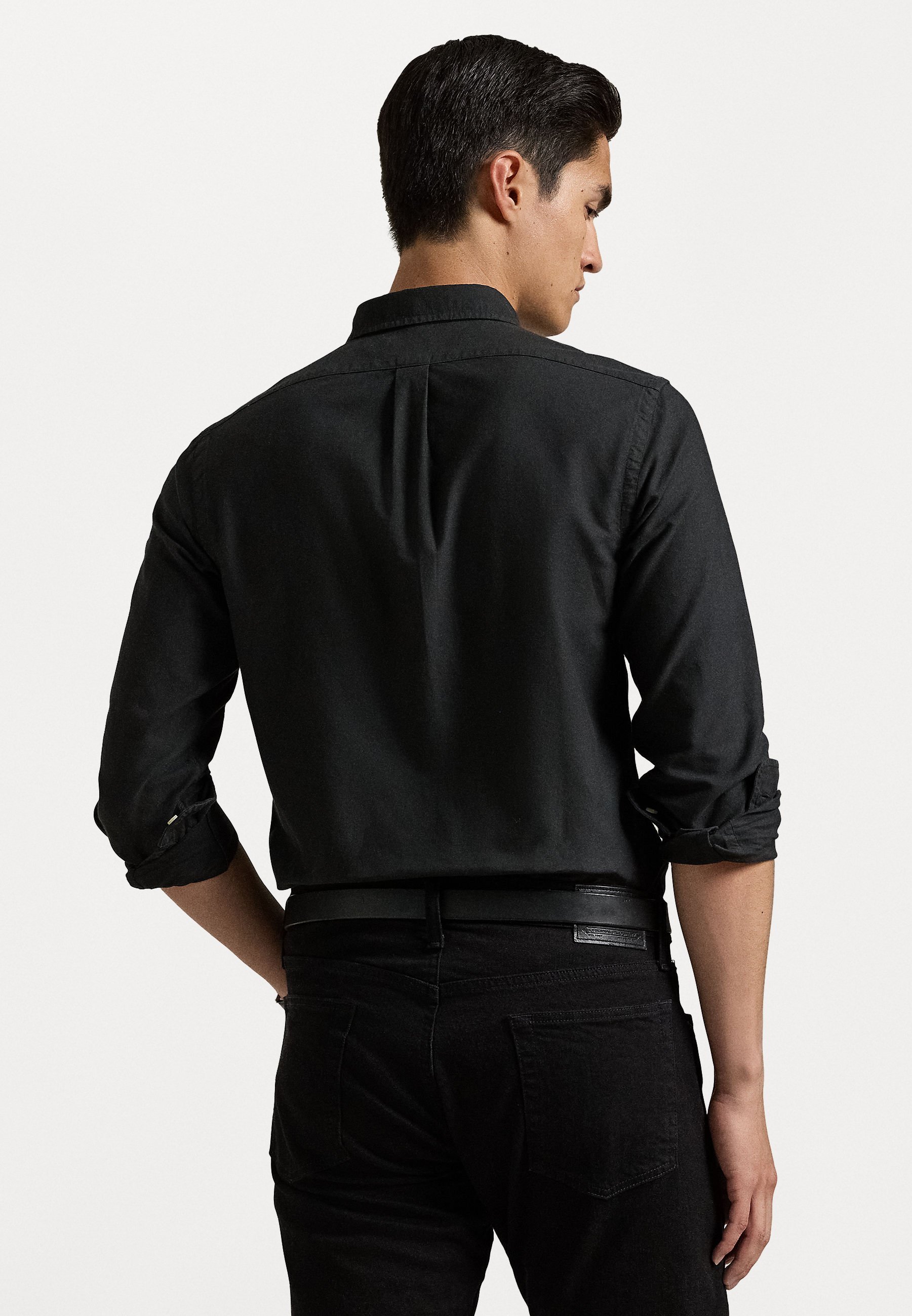 Polo Ralph Lauren sportshirt met lange mouwen - Shirt - zwart