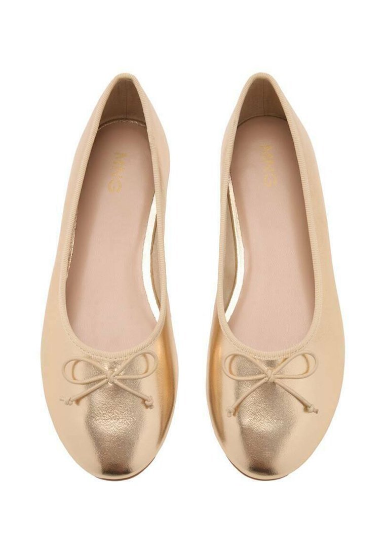 Mango Kids FLATS - Balletpumps - goudkleurig