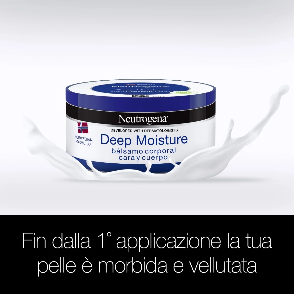 Baume hydratant Neutrogena 300 ml pour le visage et le corps