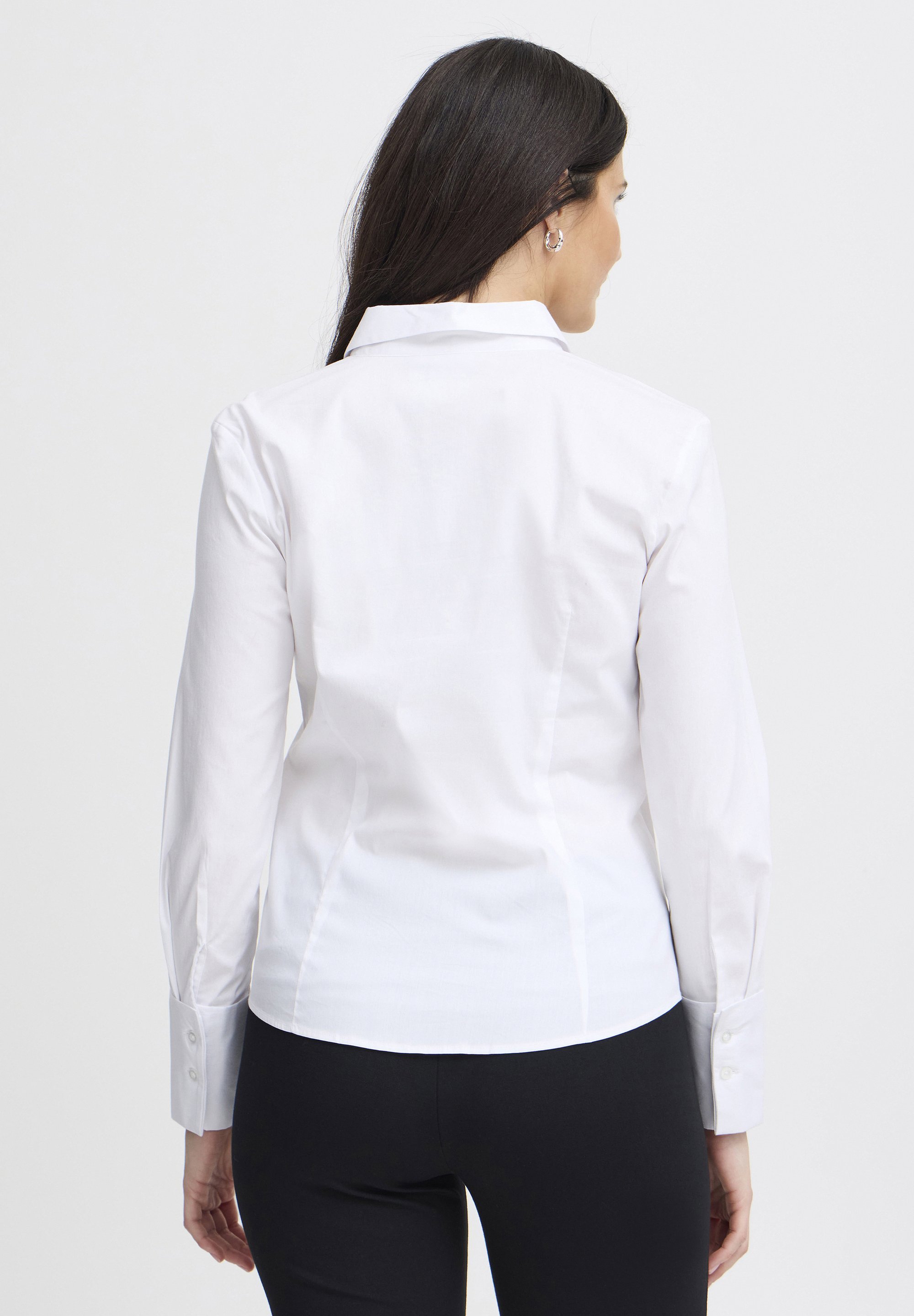 Fransa FRZASHIRT - Bluse med knapper - helhvit