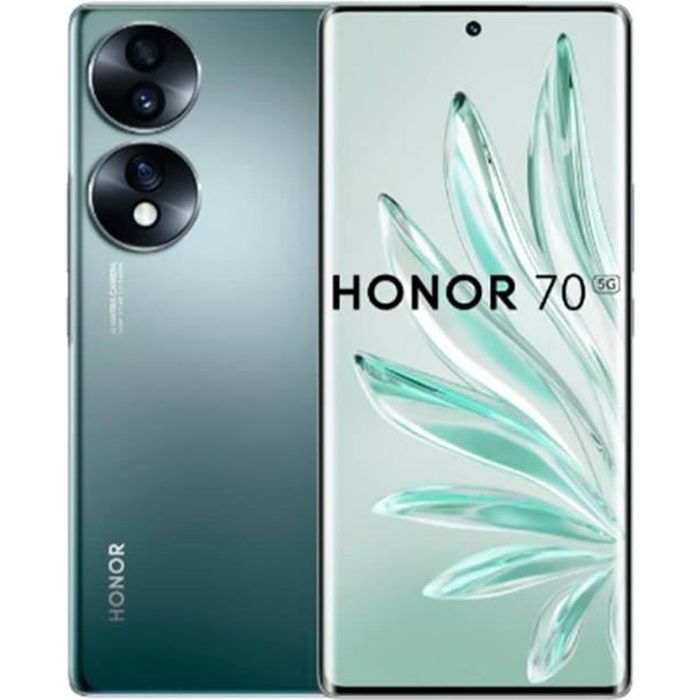 HONOR 70 5G - 8 Go RAM, 256 Go, Écran OLED 6,67