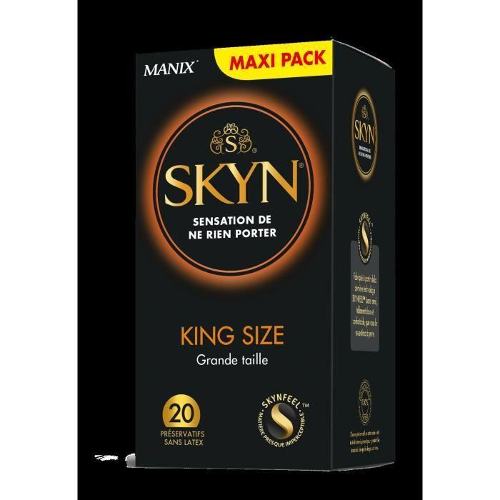 Manix Skyn King Size Grande Taille 20 préservatifs