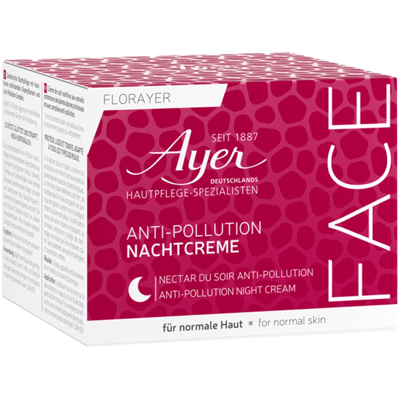 Ayer nočný krém proti znečisteniu - 50 ml