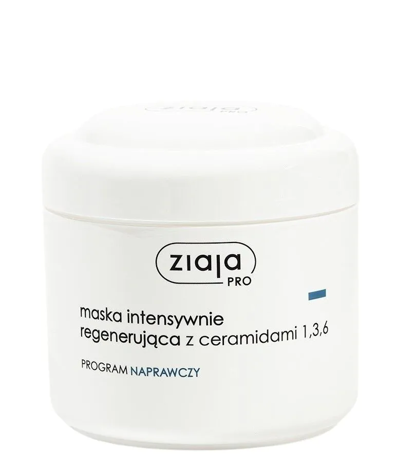 Ziaja PRO Granatowa Maska intensywnie regenerująca z ceramidami 200ml