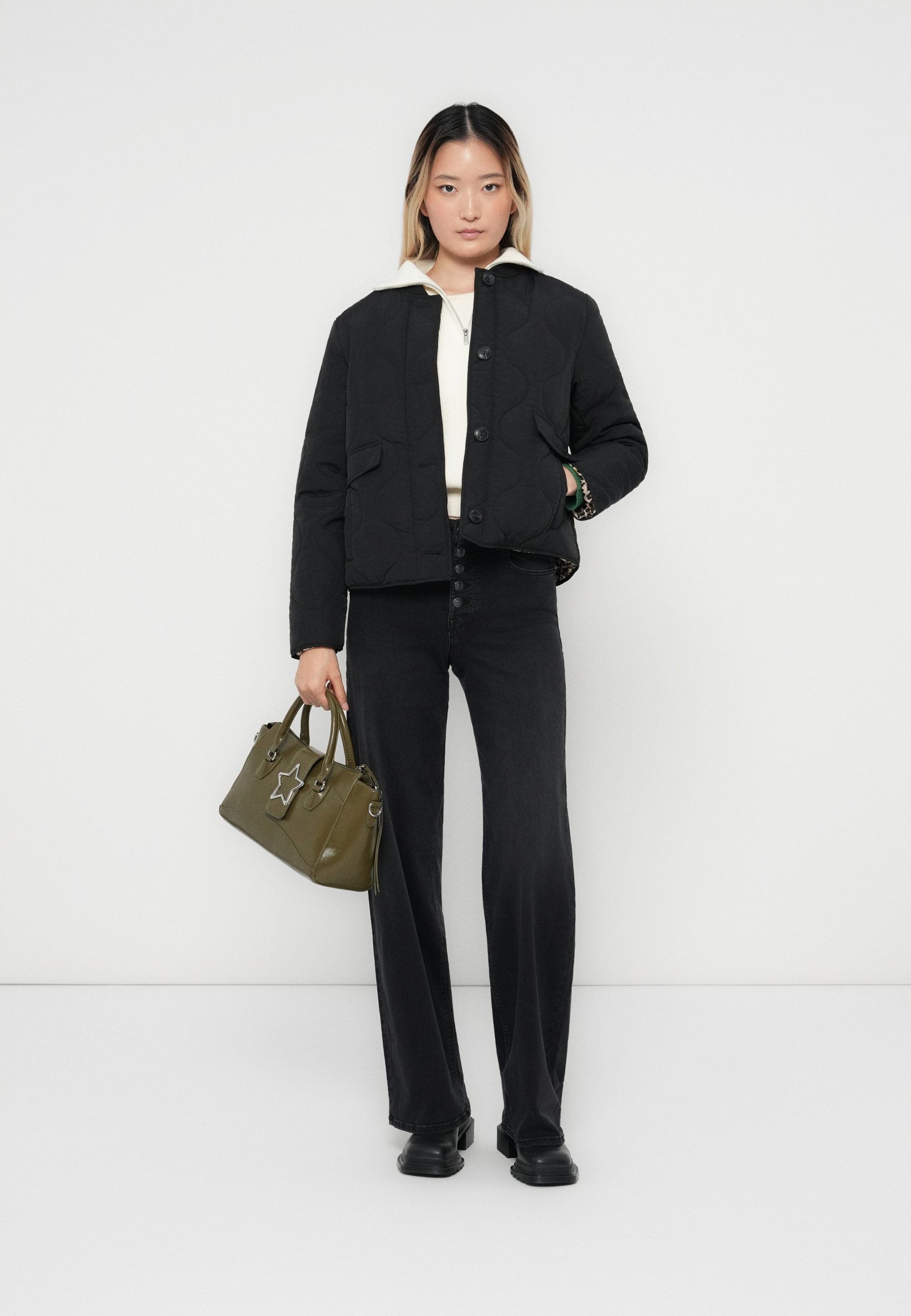 ONLY ONLSALSA JACKET - Ľahká bunda - čierna