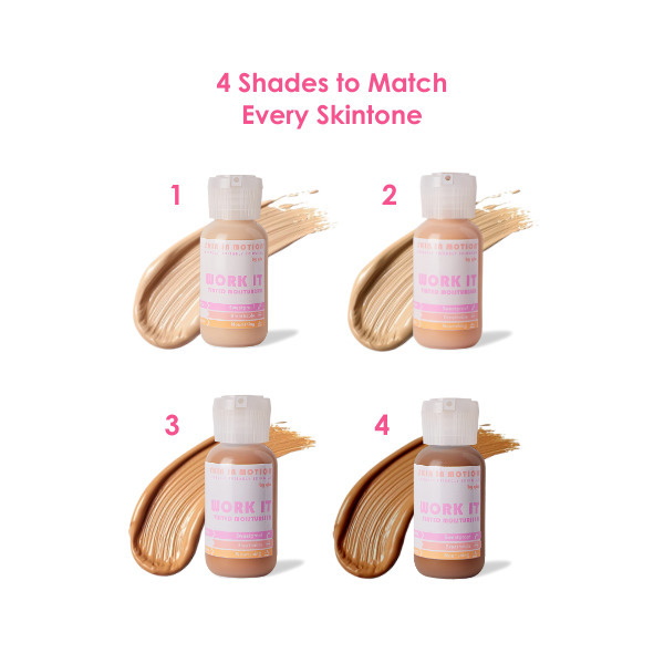 Skin in Motion - WORK IT Tonad Fuktighetskräm 30ml