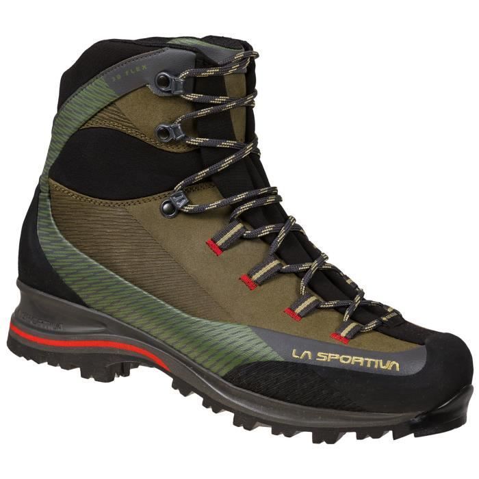 Chaussures de marche de randonnée, LA SPORTIVA, Trango Trk Leather GTX - Ivy/Tango red, Homme