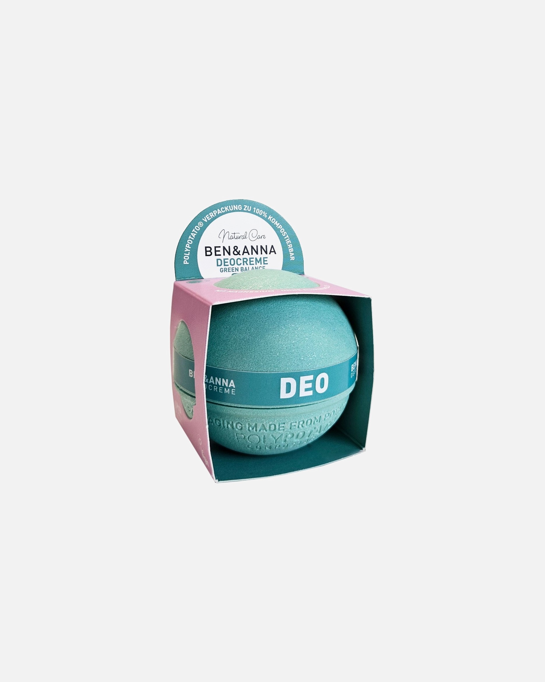 Ben & Anna Deodorant Poly Potato Deocreme 40g Green Balance - 40 g