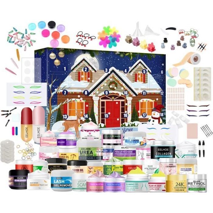 Boîte À Surprises De Noël, Coffret De Beauté, Cadeau Créatif, Atmosphère Festive, Décor Pour La Maison, Prod
