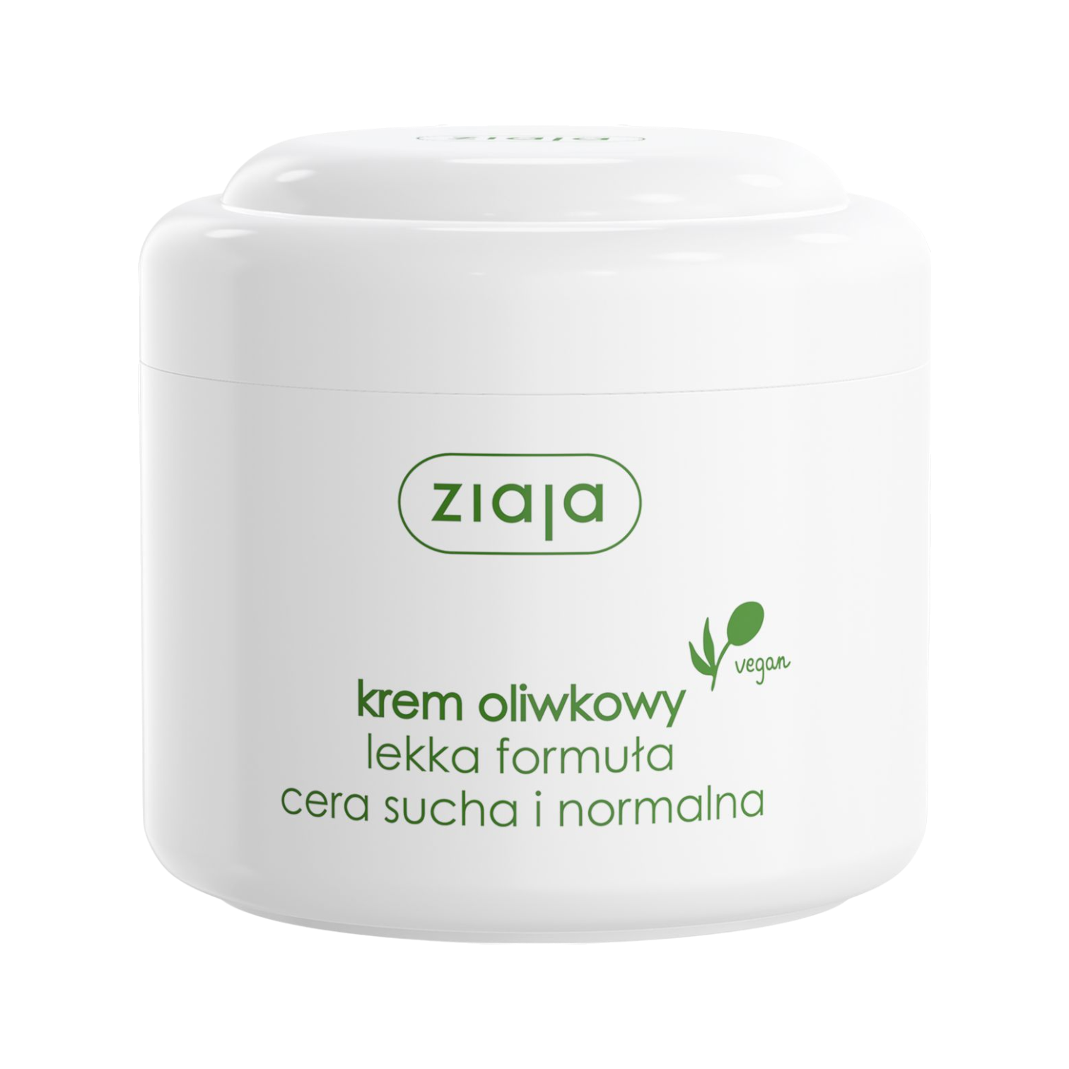Crema viso Ziaja dalla formula leggera per pelli secche e normali, giorno e notte, 200 ml, Oliva