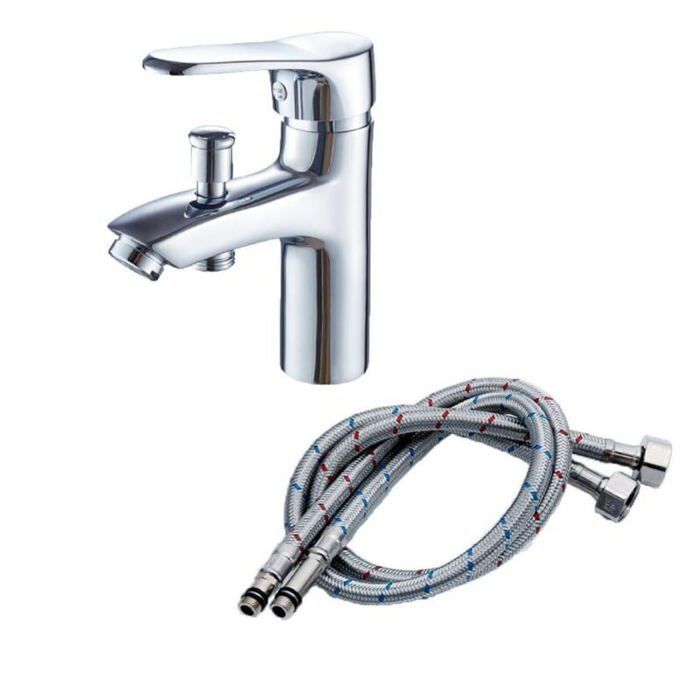 Bath-Shower Mixer Tap - Fast Fill, Co-Stop Stop - Chrome - BATHROOM FAUCETS