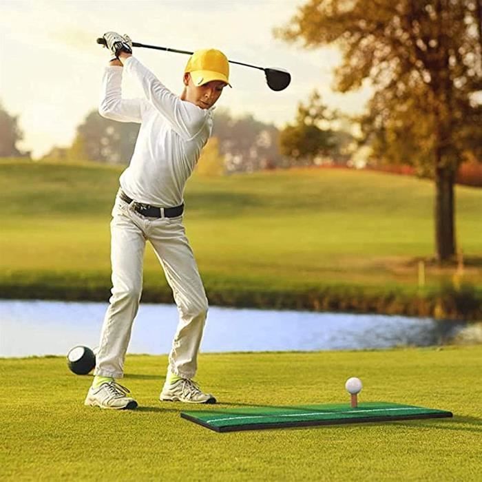 Golf Training Mat, Golf Mat, Portable Golf Hitting Mat, with a 2 Turf Launching Surface