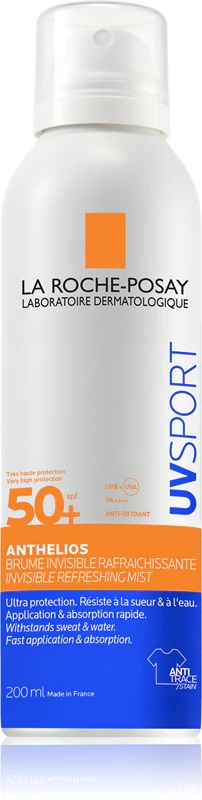 La Roche-Posay Anthelios UV Sport neredzamā, atsvaidzinošā migla visiem ādas tipiem