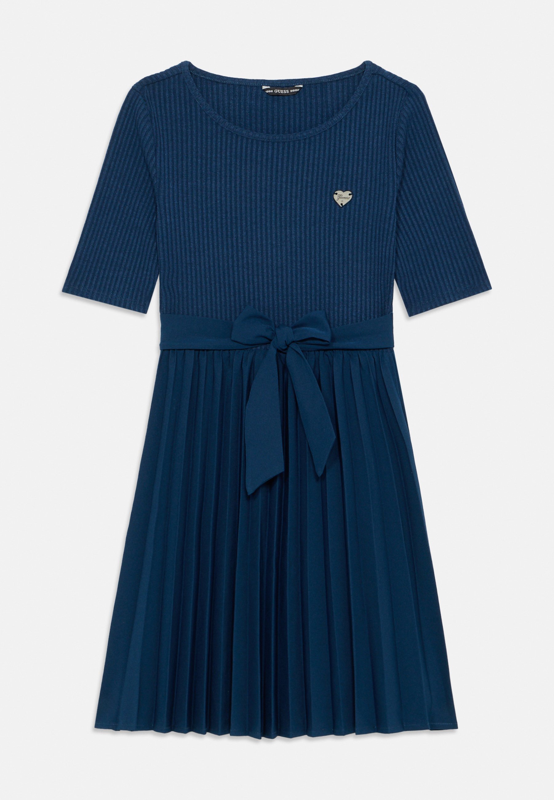 Robe plissée Guess - Robe de jour - Bleu secret