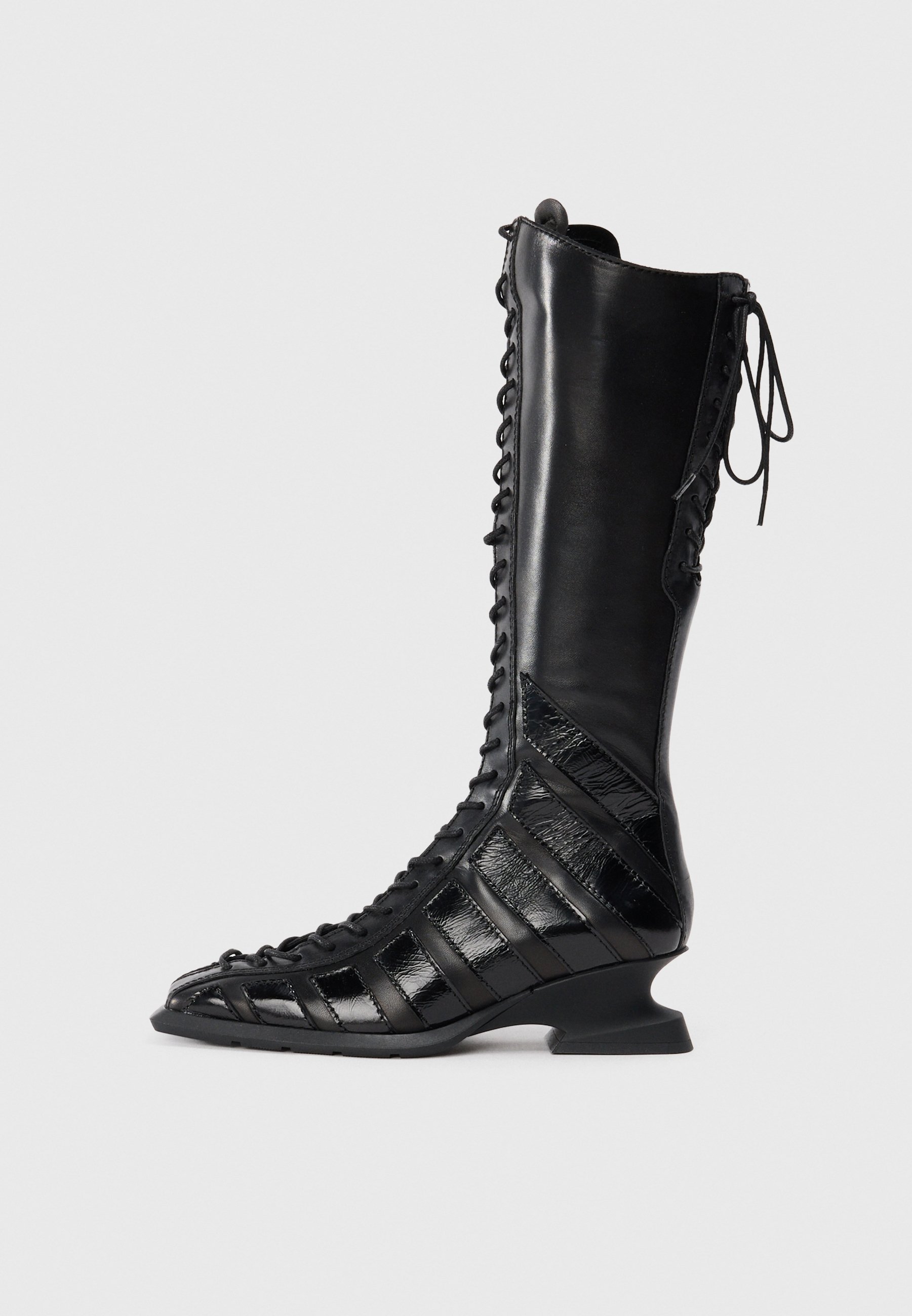 MIISTA NELLY - Veterschoenen - zwart