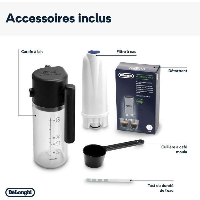 Machine expresso broyeur DELONGHI Magnifica Start ECAM220.61.W + 2 TASSES OFFERTES - Blanc inox - machine à café à grains