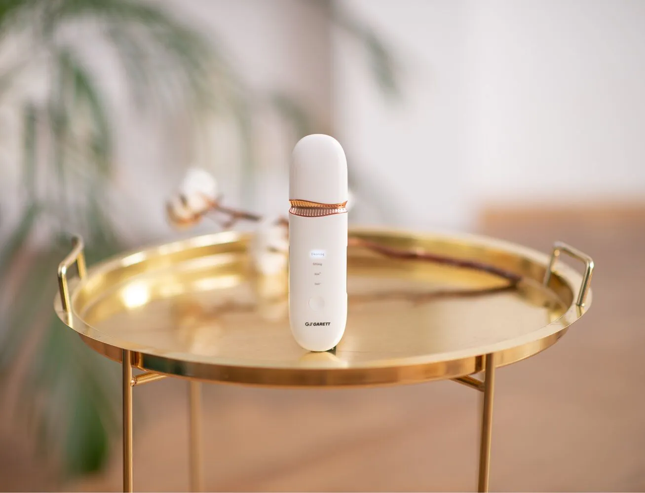 Garett Beauty Sonic Scrub Urządzenie Do Peelingu Kawitacyjnego Białe