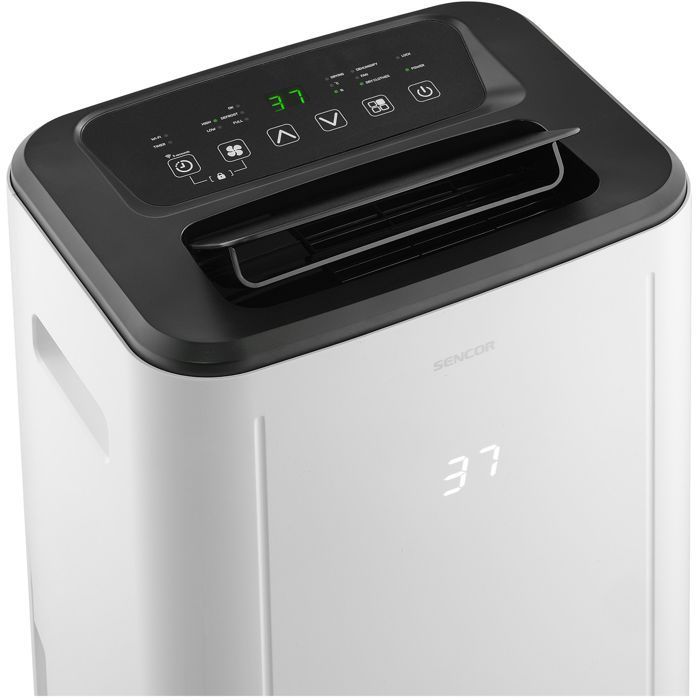 Deshumidificador portátil inteligente SENCOR SDH 2028WH - 360 W - 20 L/día - Depósito de 6 L - 2 velocidades - Blanco
