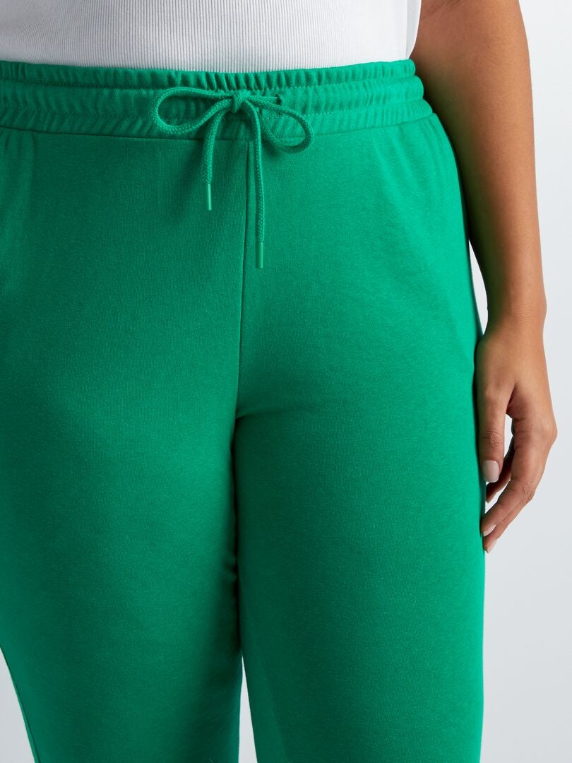 Fleece joggingbroek - GROEN