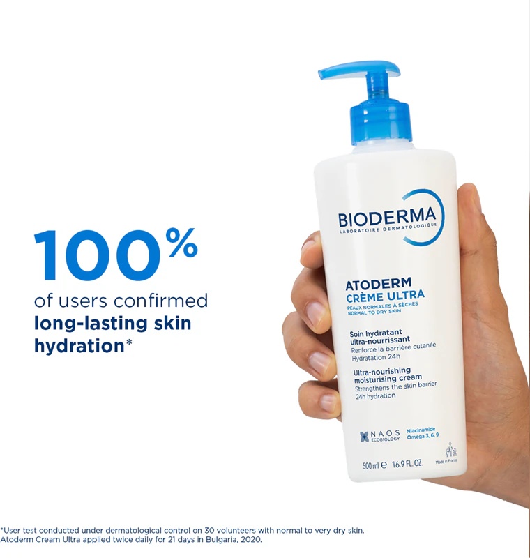 Bioderma Atoderm Créme ultra hranilna krema za telo za normalno, suho in občutljivo kožo, brez dišav