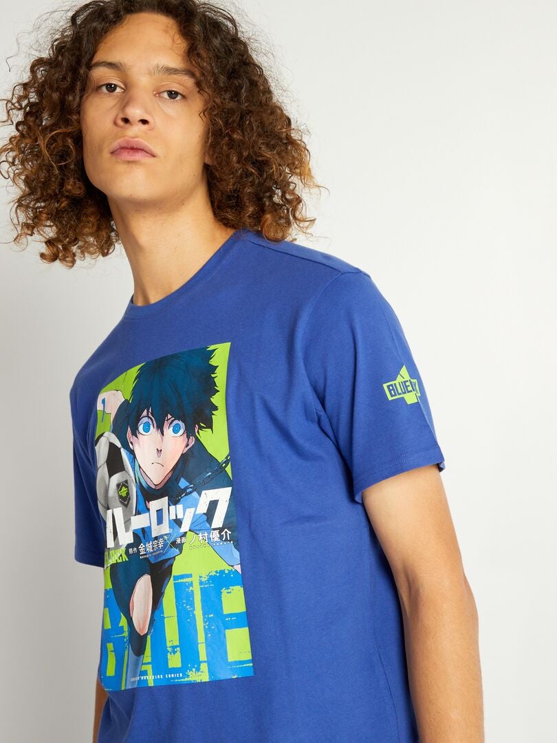 'Blue Lock' T-shirt 'vol. 1' - BLAUW